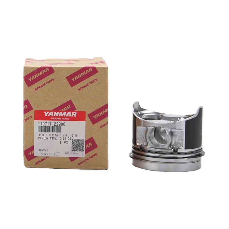 119717-22900 Поршень и кольцо Yanmar O/S 0.25 для серии 3TNV76