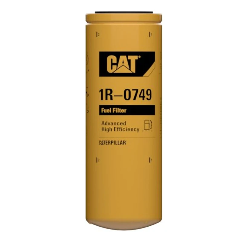 Топливный фильтр Caterpillar 1R0749, совместимый с моделями Caterpillar 3176 и 3408B.