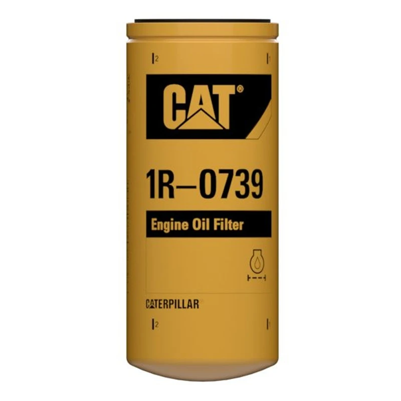 Масляный фильтр Caterpillar 1R0739, совместимый с моделями Caterpillar 3116 и 3306.