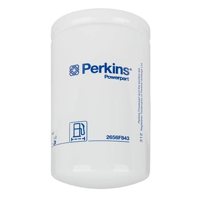 Топливный фильтр Perkins 2656F843, совместимый с двигателем Perkins 1104D-E44T.
