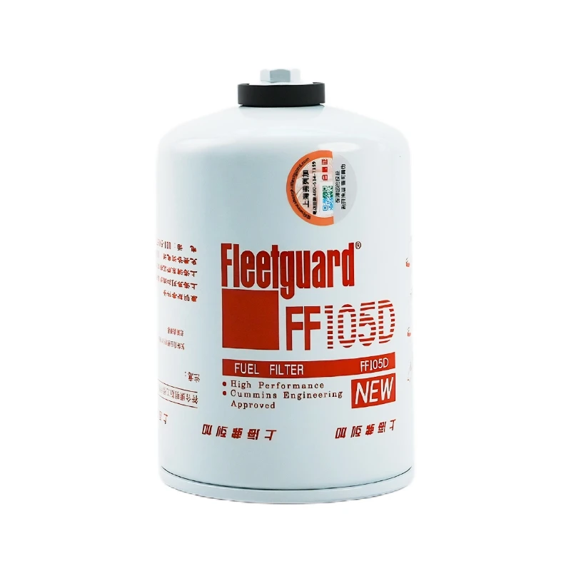 Топливный фильтр Fleetguard FF105D с резьбовым креплением, заменяет фильтр Cummins 1222249/3315847.