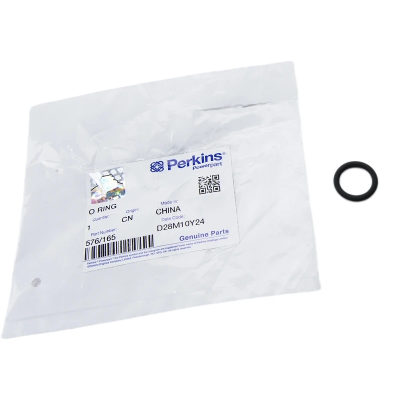 Оригинальное уплотнительное кольцо Perkins O-образного типа 576/165, совместимое с двигателем Perkins 4006TRS.