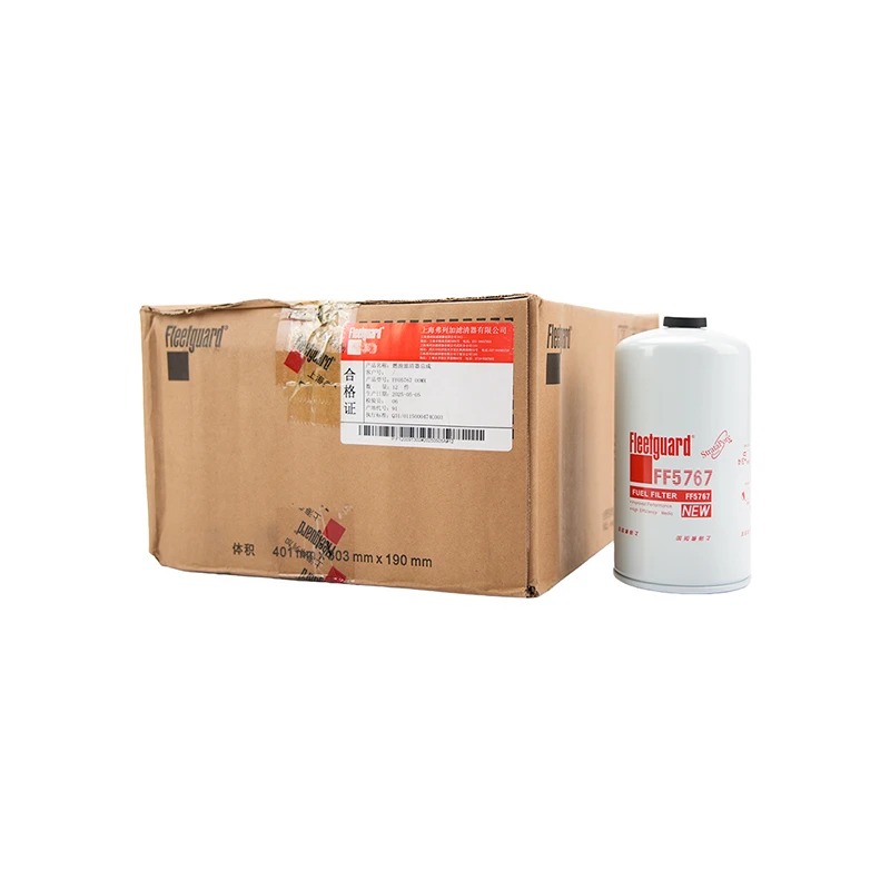 Топливные фильтры Fleetguard FF5767 для дизельных двигателей Cummins QSB5.9-M, QSC8.3-M
