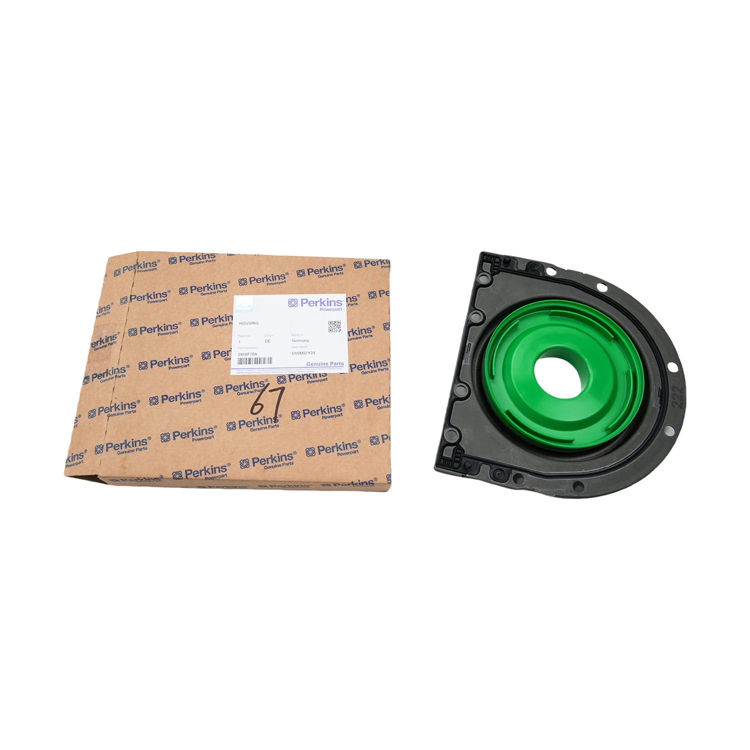 Сальник коленчатого вала Perkins 2418F704 для двигателей 1204F-E44TTA, 1204E-E44TA и 1204F-E44TA